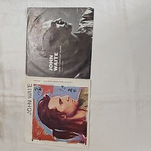 John Waite Mint 45 Vinyl Records with Original Sleeve